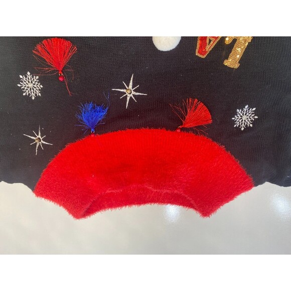 Holiday Time La Lama Christmas Ugly Sweater Size M NWOT - Picture 7 of 9